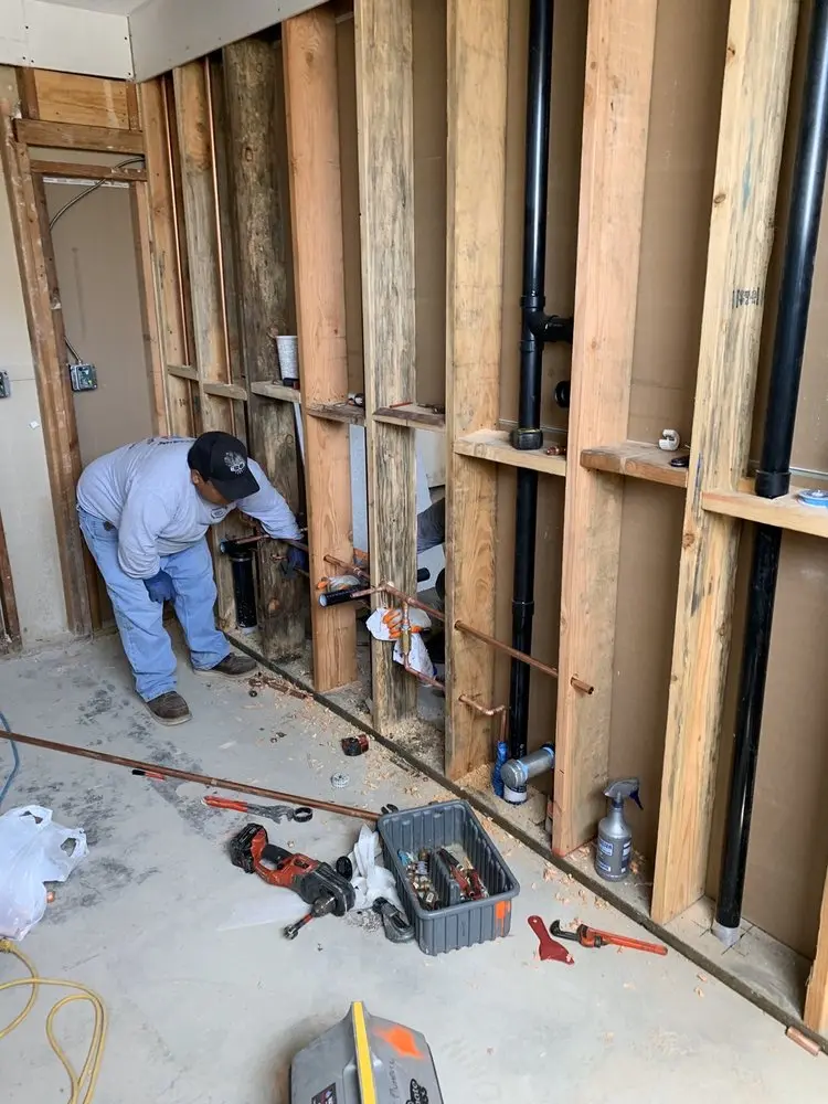 Commercial rough-in plumbing for Water Heater Replacement in Northern Woods